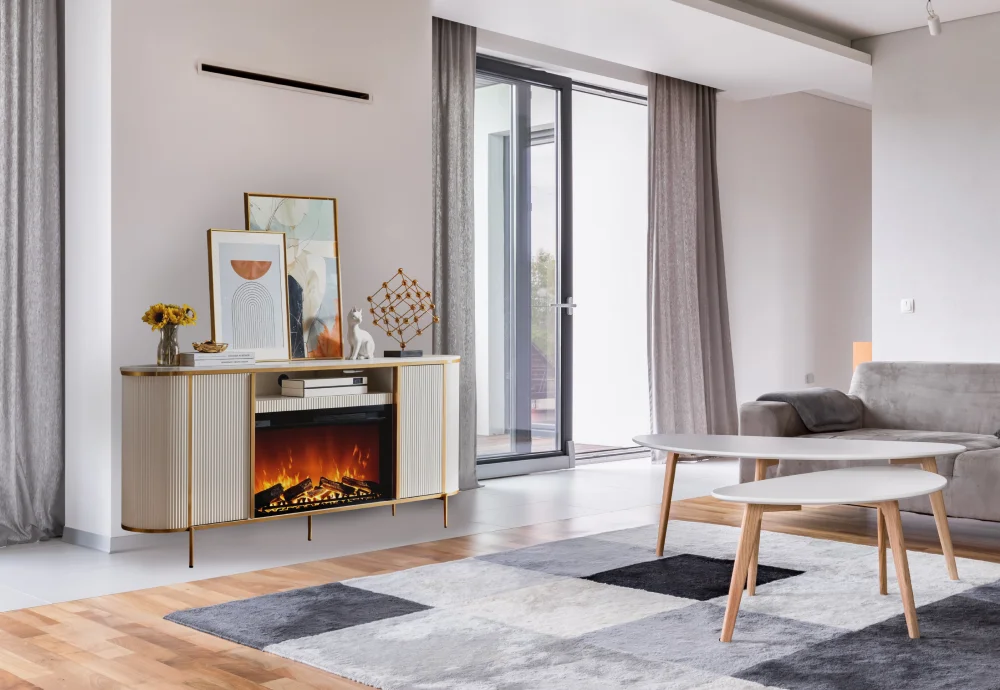 realistic looking electric fireplace